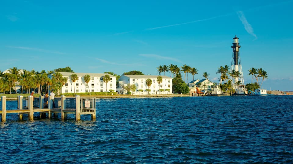 Fort Lauderdale featuring a lighthouse, general coastal views and views