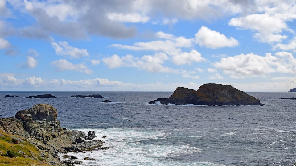 landscape along the Killick Coast, Biscayan Cove seascape, Avalon Peninsula, NL Canada