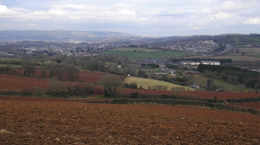Three captures of the Teign Valley in glorious Deb'n (Devon). Viewed from Cross Hill Netherton. March 19th 2013 and bitterly cold. Camera: Olympus FE-120 6.0 Digital.