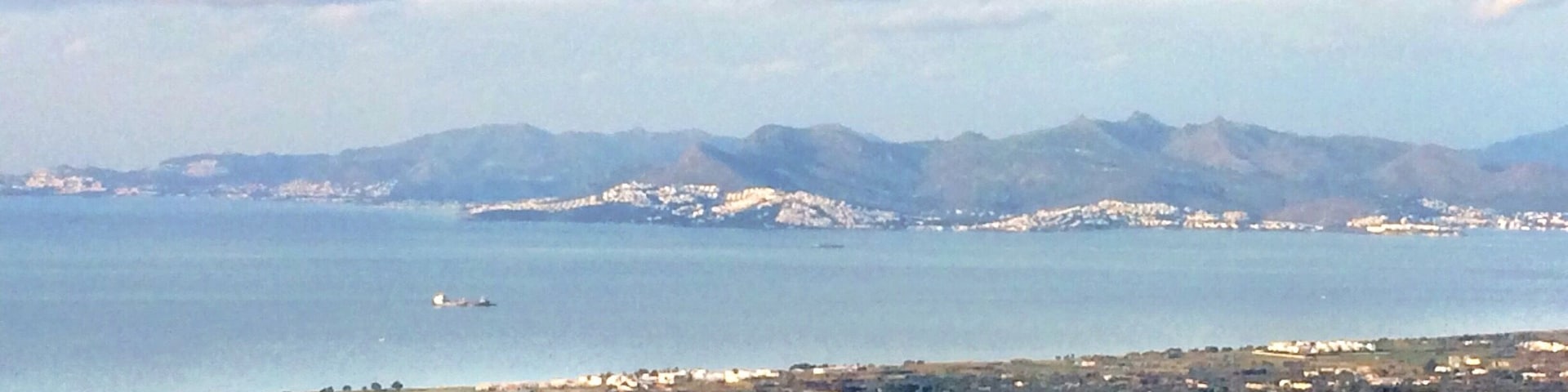 View Bodrum and Kos sea coast from Zia hill