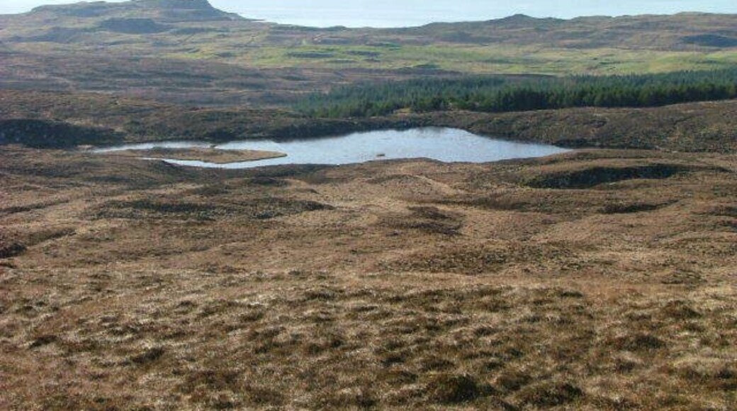 Loch Beag. Loch Snizort Beag and Loch Greshornish in the background.
