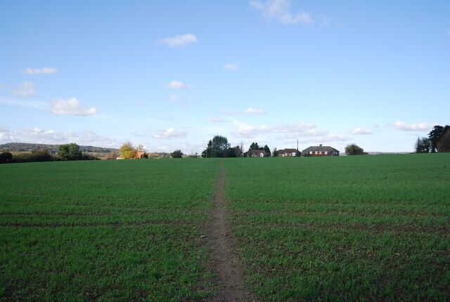 Footpath heading to Basted Lane