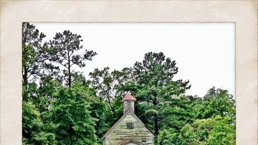 Old church at Lakewood, Florida's highest point.