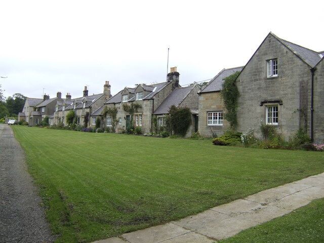 Stone cottages in Rock village All built of the same material as Rock Hall.