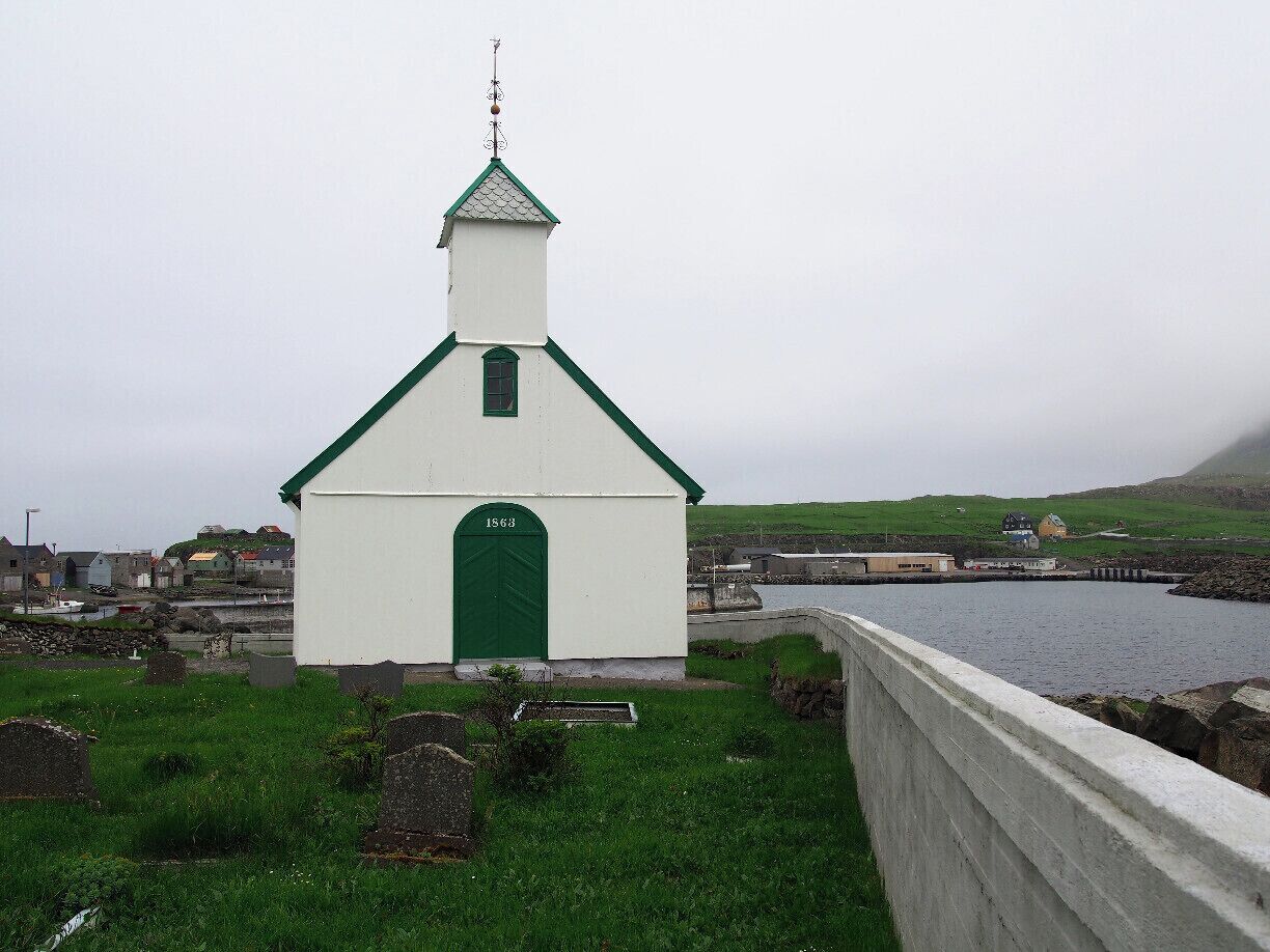 The Faroese village of Nólsoy is a mere 20-minute ferry ride from the capital city of Tórshavn. At only 20 kr each way and with several ferries sailing to and from the island each day, it makes for a great day trip. #TroverDetour