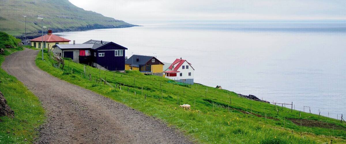 The Faroese village of Nólsoy is a mere 20-minute ferry ride from the capital city of Tórshavn. At only 20 kr each way and with several ferries sailing to and from the island each day, it makes for a great day trip. #TroverDetour