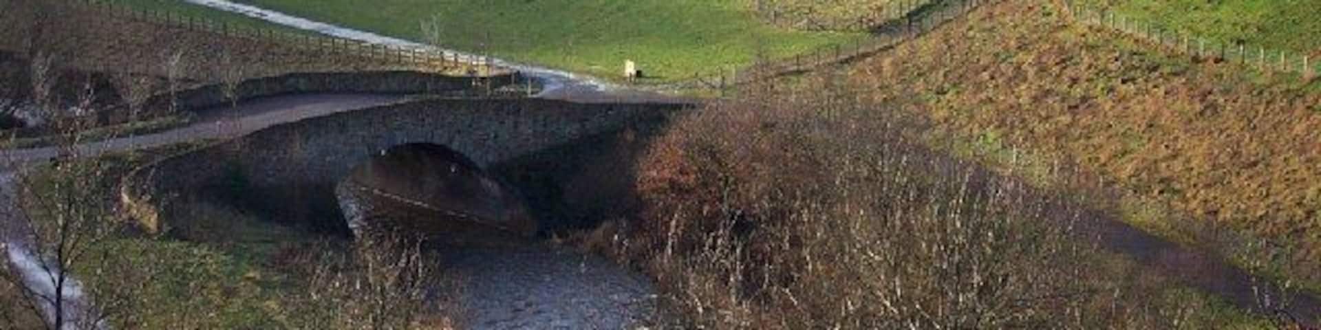 View from The Slide toward Liberty Monument with Goodshieldhaugh in foreground. A reclaimed slag heap which has greatly enhanced local amenity. Part of the Derwent Country Park which is run expertly by Gateshead Council - an example for any local authority.