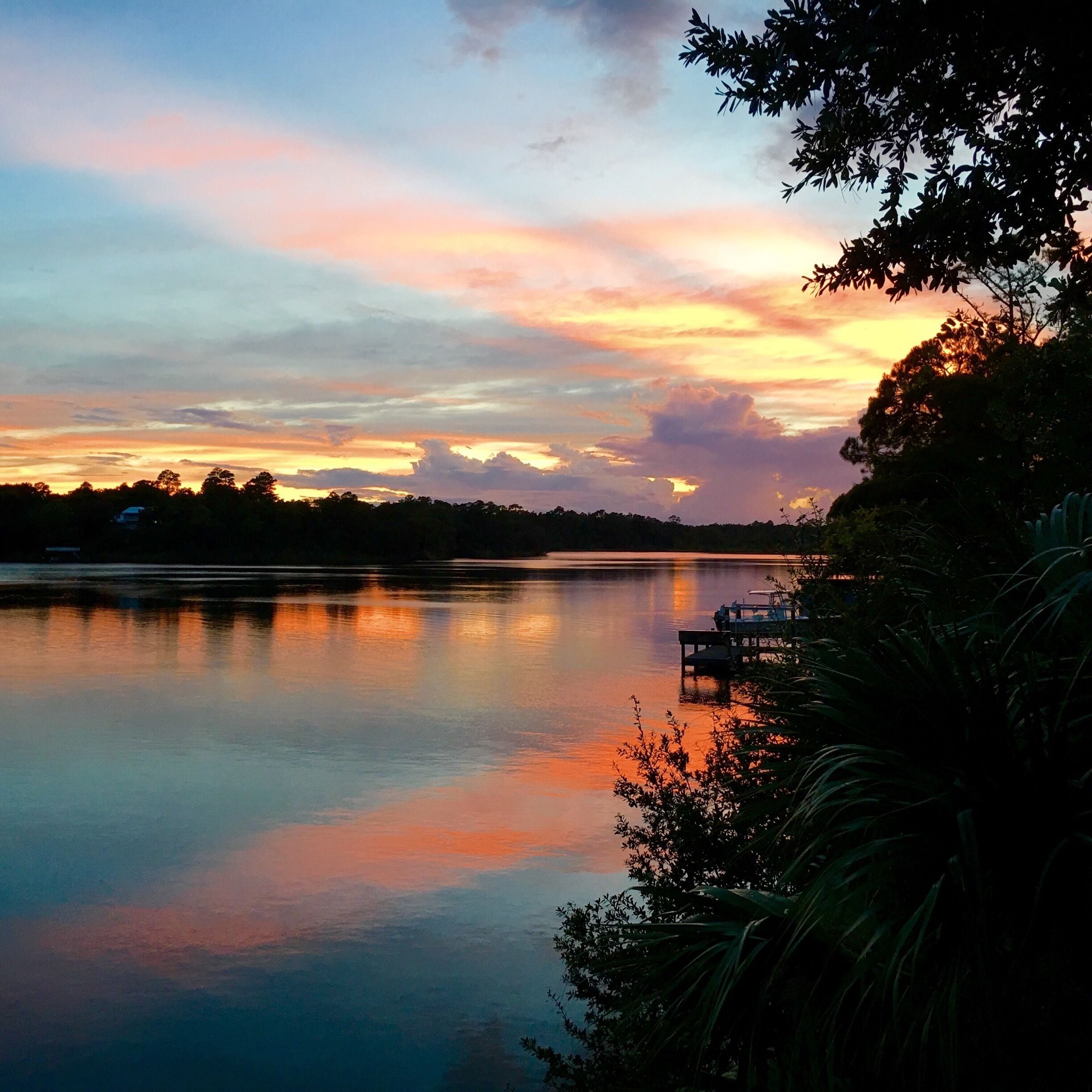 Sunset prior to Hurricane Hermine's landfall.