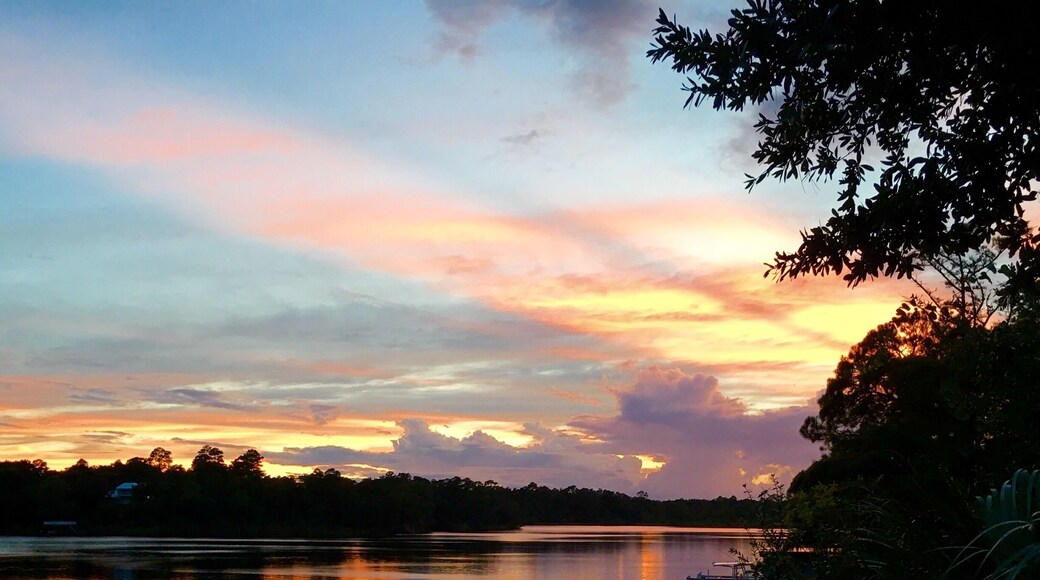 Sunset prior to Hurricane Hermine's landfall.
