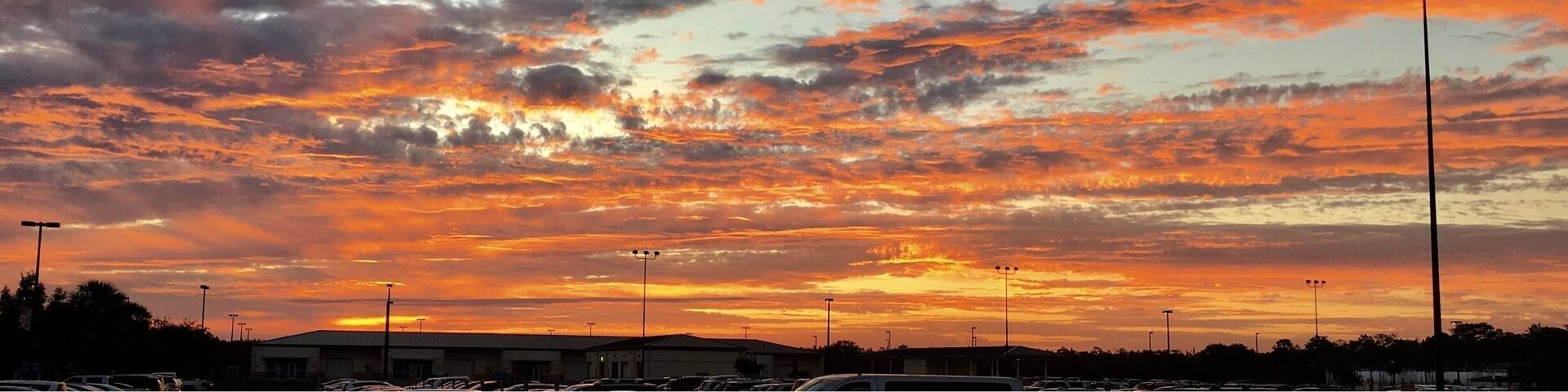 Dawn over Eglin AFB, Florida.