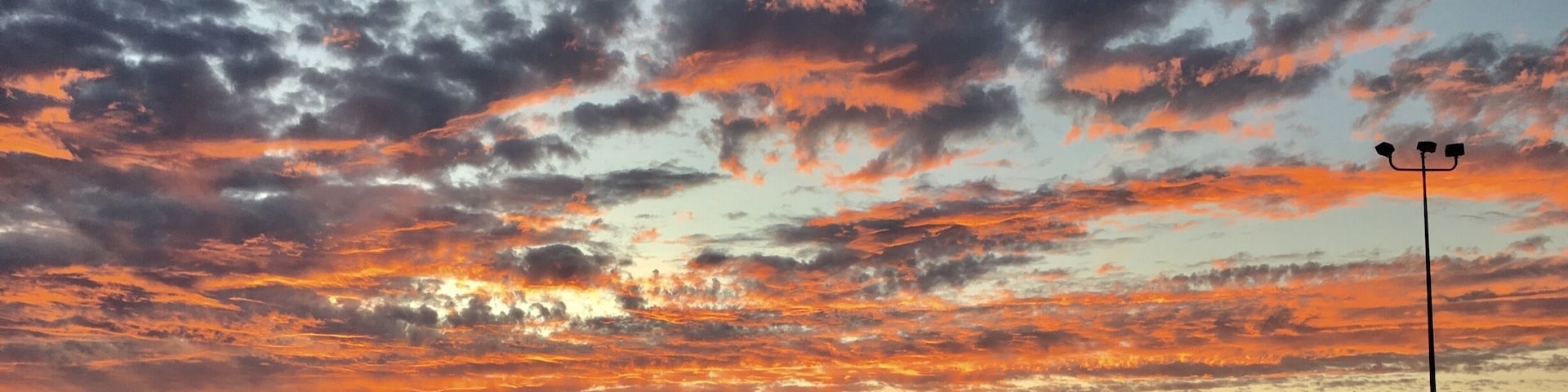 Dawn over Eglin AFB, Florida.