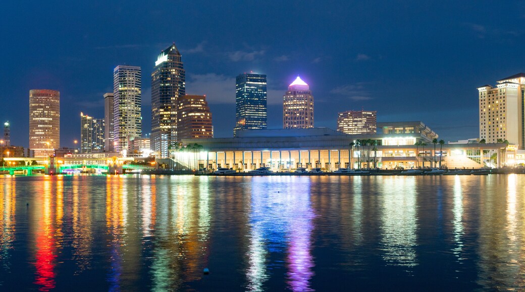 Urban Panoramic Downtwon City Skyline of Tampa Florida