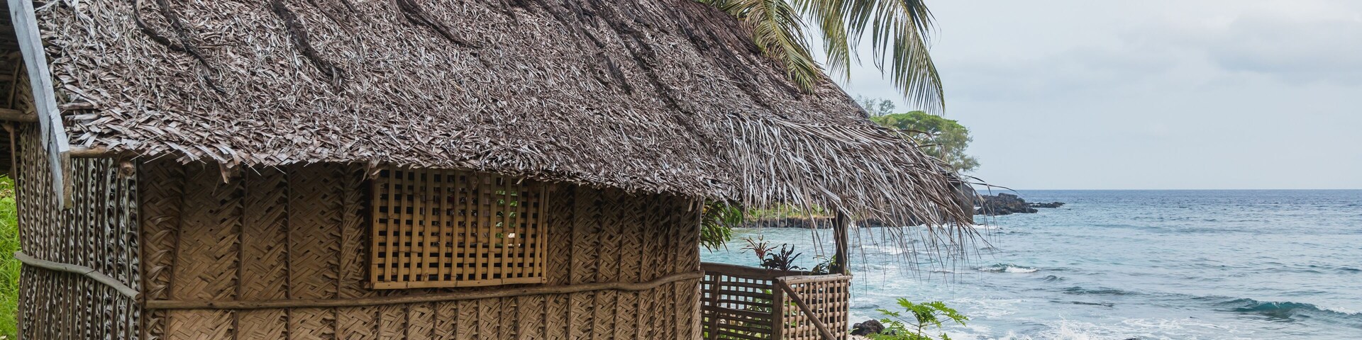 Terter Hot Spring bungalows. Craig cove village,Ambrym island, Malampa prov, Vanuatu.