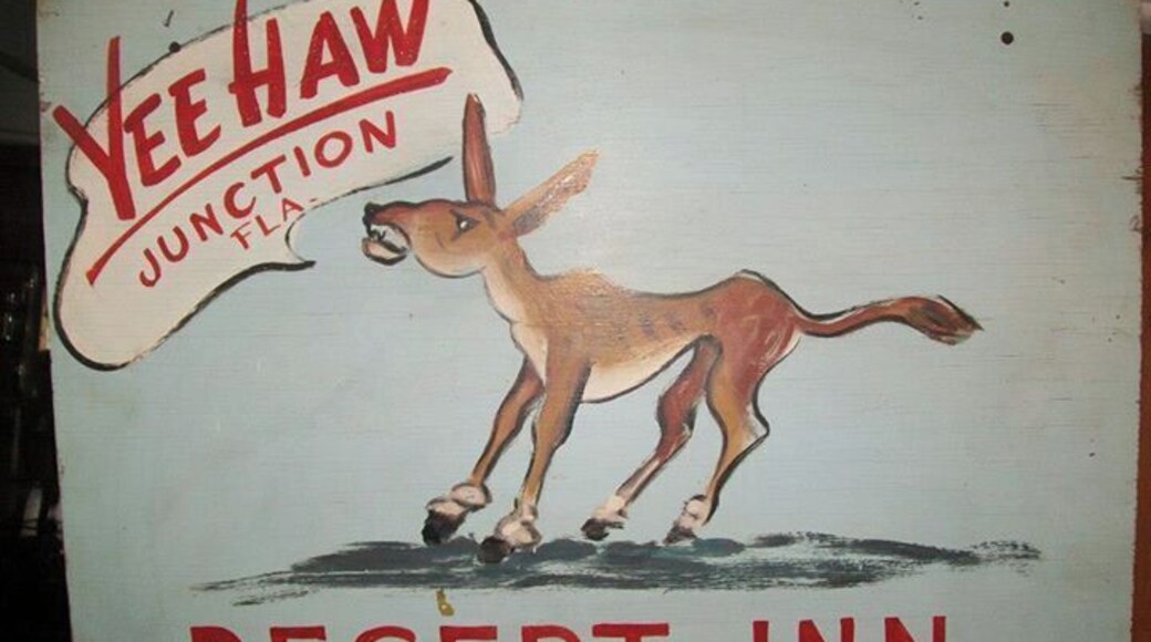 Stop in at the Desert Inn for a little bit of history, and leave your name on it's walls and ceilings.