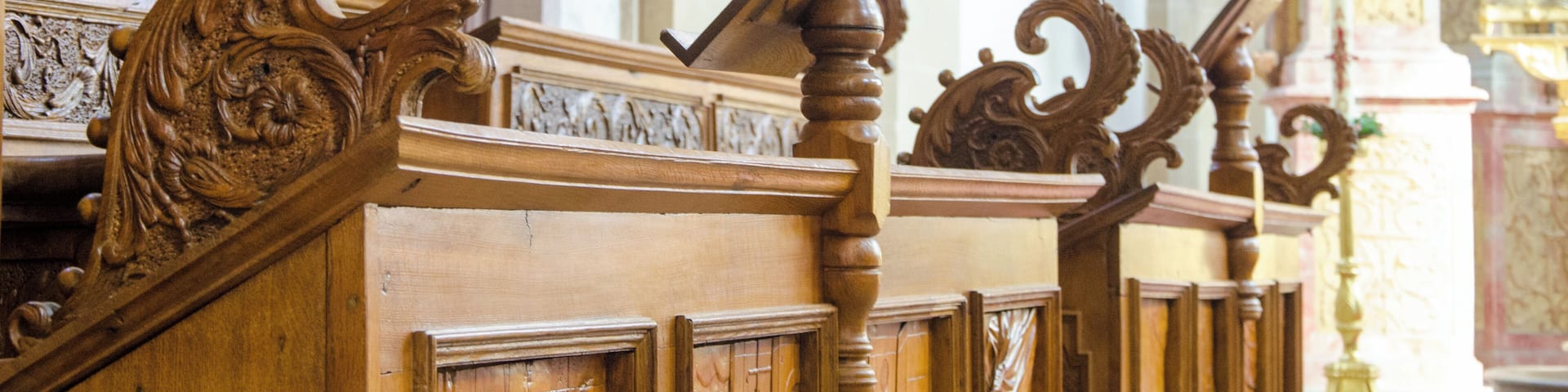 Curieux Pupitres de l'Abbaye d'Ebersmunster