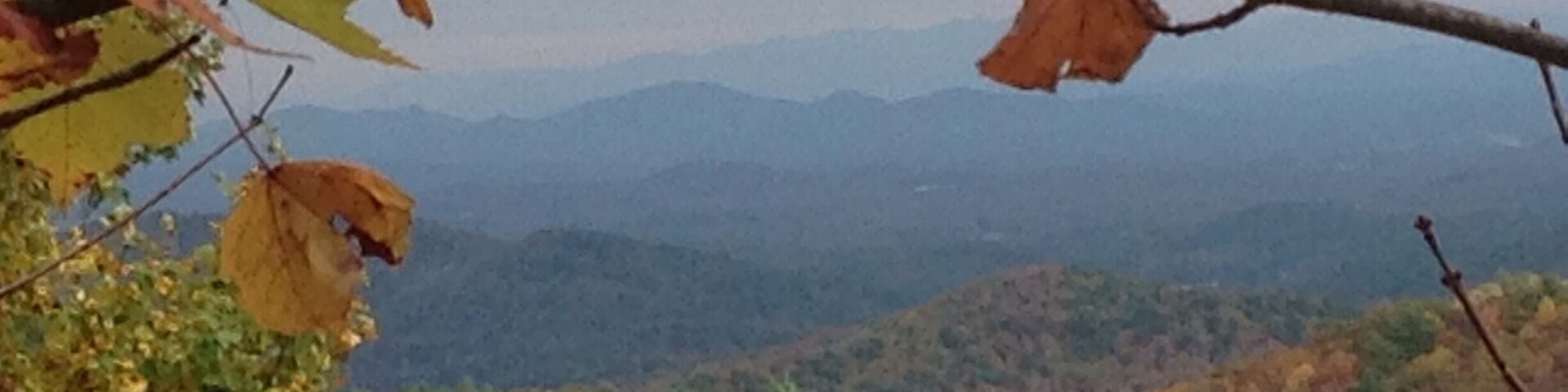 The Cohutta Wilderness is so beautiful and the elevation is great enough to get spectacular views when you come across a break like this. Fill up with gas and you probably won't have cell service. Excellent time to disconnect!