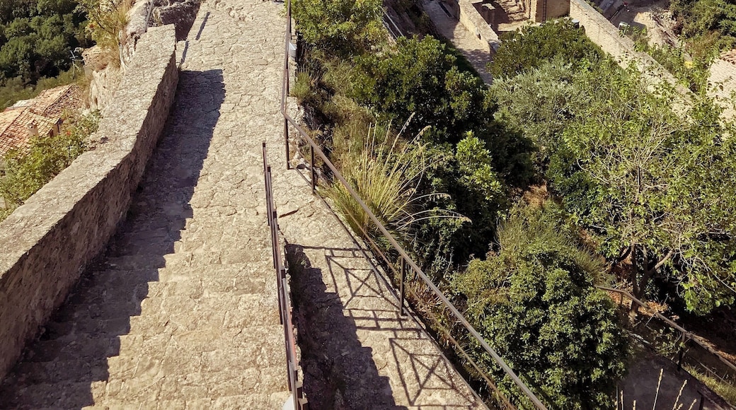 View from the top of the Castle of Roccascalegna.