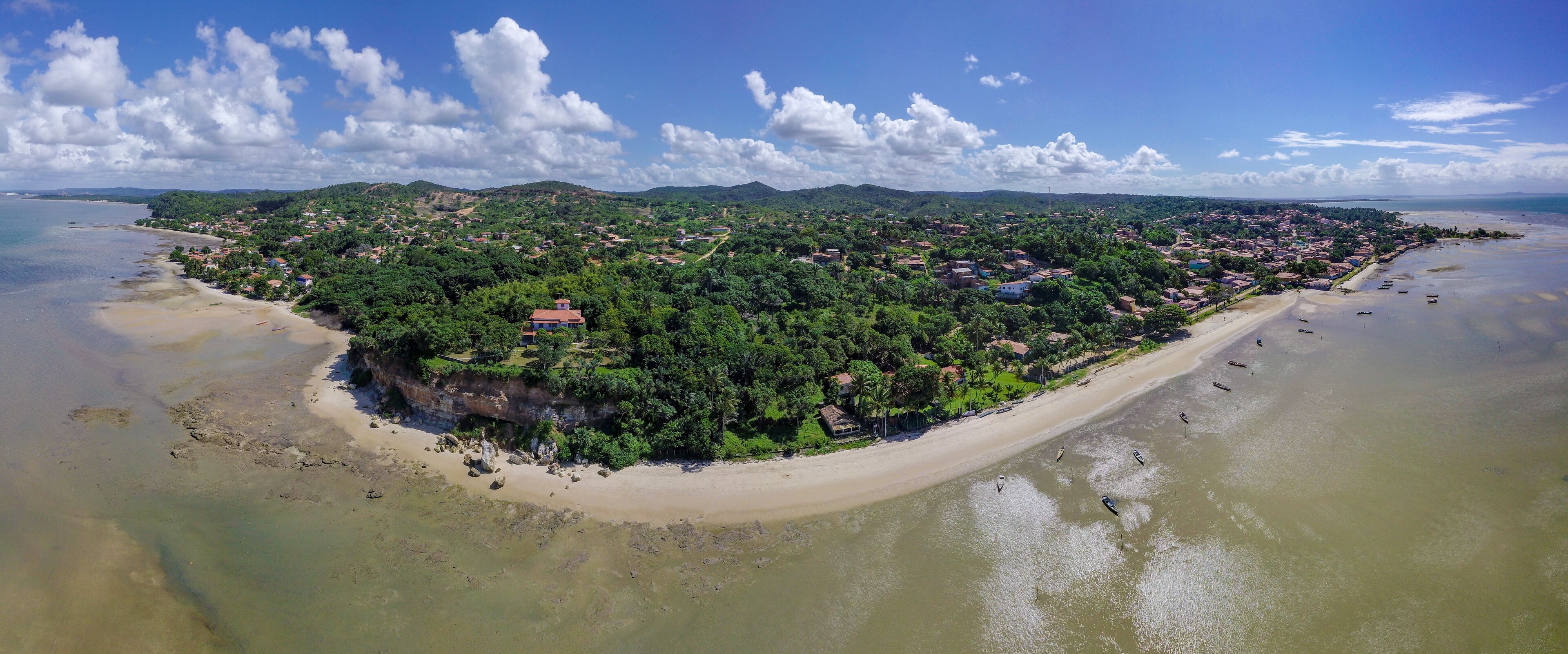 Bom Jesus dos Pobres aerial view, Saubara, Bahia, Brazil