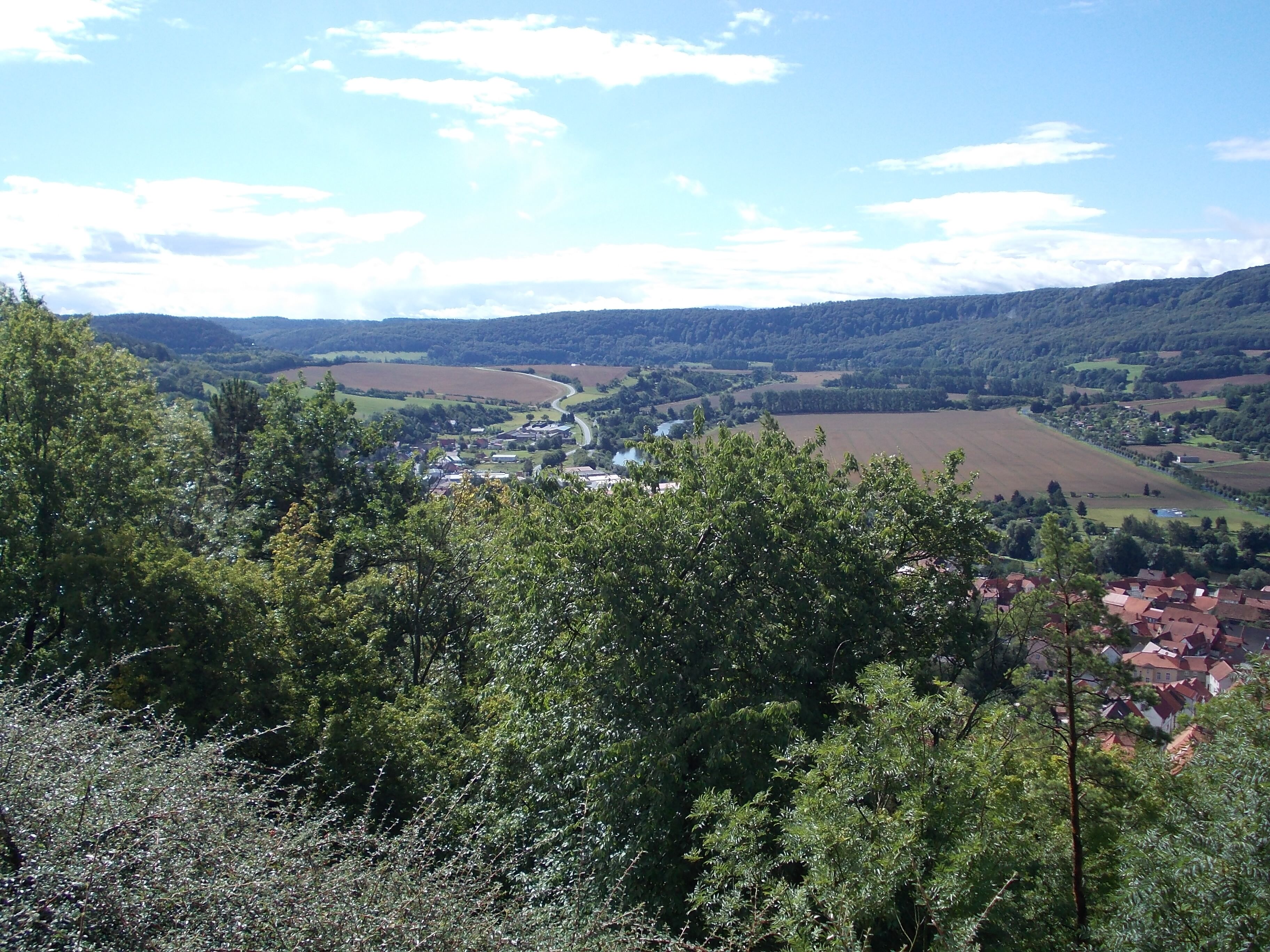 Werra Tal Treffurt Blick nach Osten