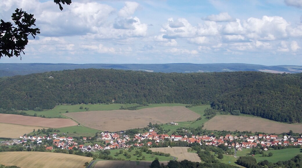 Werra Tal Heldrastein Blick nach Osten