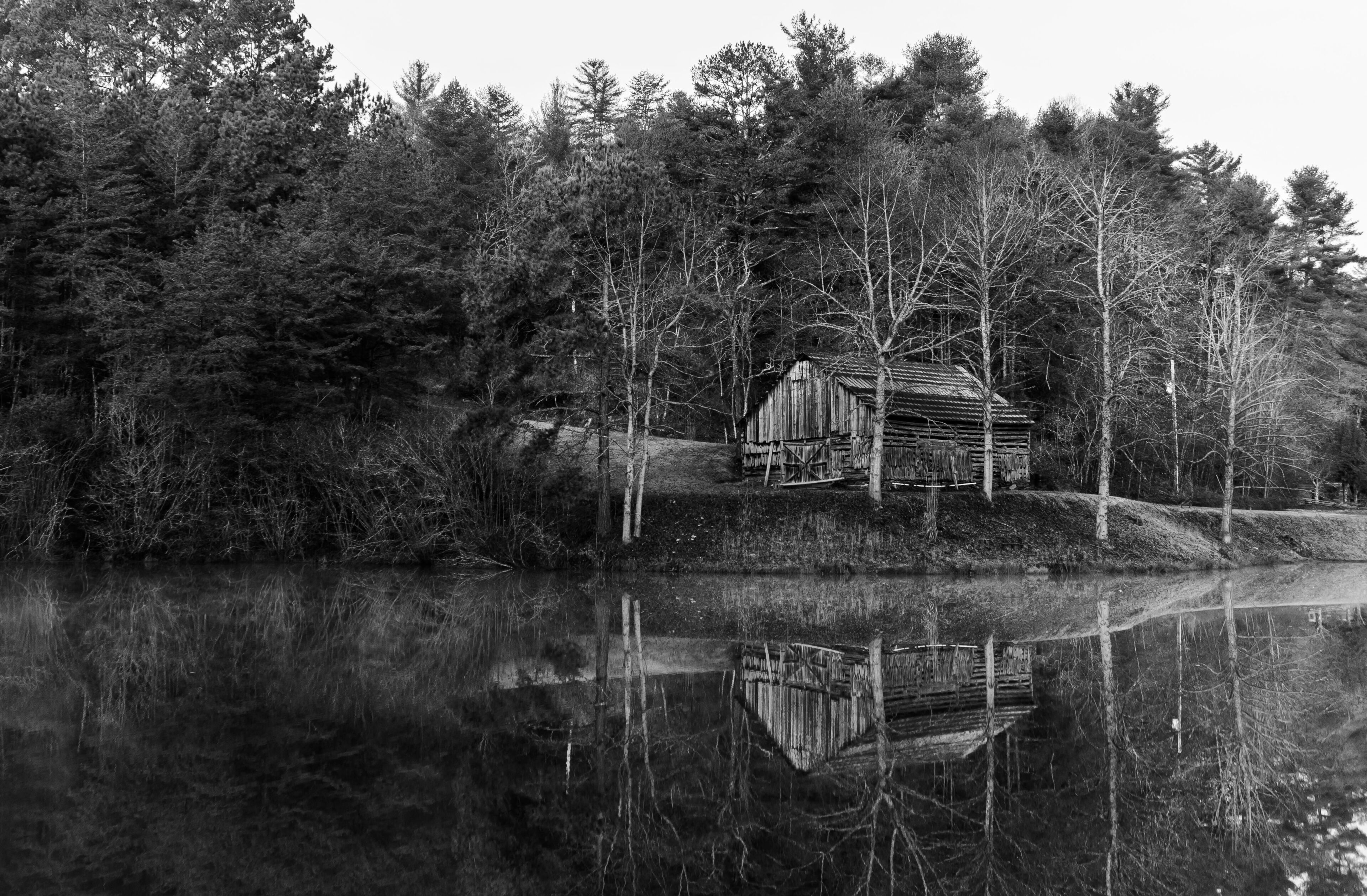 Reflections of the Abandoned in Black and White