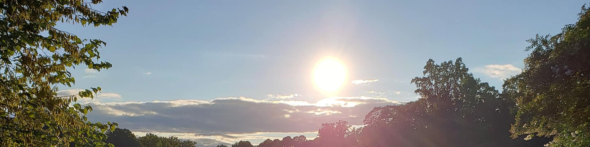 I was walking my dog when I saw this beautiful view of the sun going down. I believe it's one of the best photos I've taken. So breathtaking!