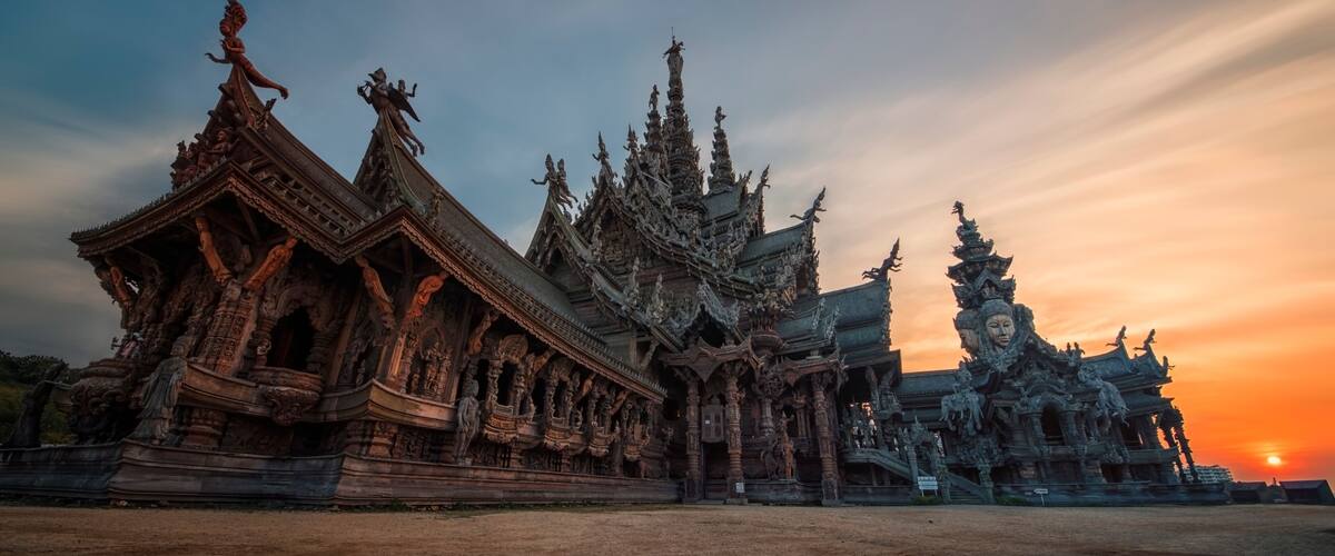 Sanctuary of truth in Naklua Pattaya
