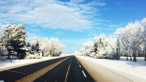 There isn't anything better than an Alberta winter ๐ Bentley is a tiny town an hour from Edmonton. #travelalberta #blue