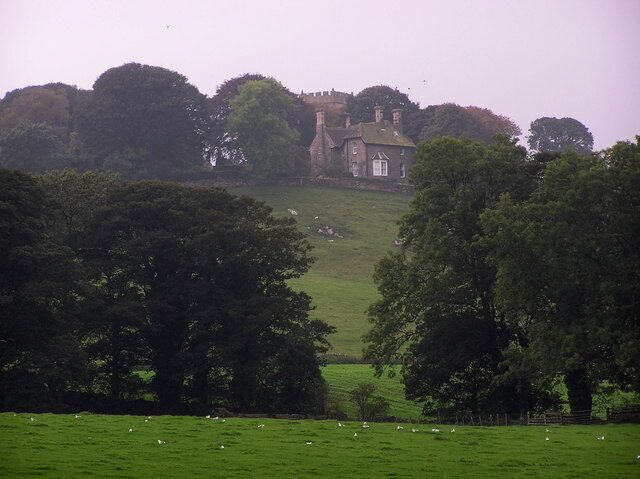 Vicarage : Kirby Hill The Vicarage to St. Peter's and St. Felix (tower visible) on Saltern Bank, Kirby Hill. Taken from Comfort Lane