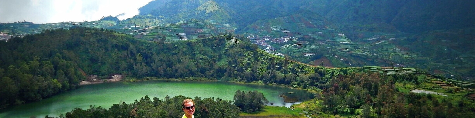 Batu Pandang, Dieng, Indonesia. BEAUTIFUL! Great, easy, hike up, and then lots of picture spots. Free entry.