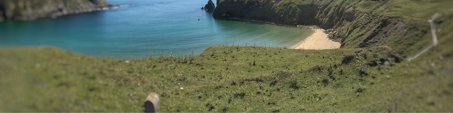 Down a winding little road near an inconspicuous town, you may be fortunate and find âThe Silver Strandâ. Itâs a lesser know but wonderful Irish beach in C.O Donegal. Surrounded by small-ish, green cliffs covered in the sheepâs trodden pathways, it is a great place to swim, or take photos. If only it was the #golden strand, it would be a perfect entry.