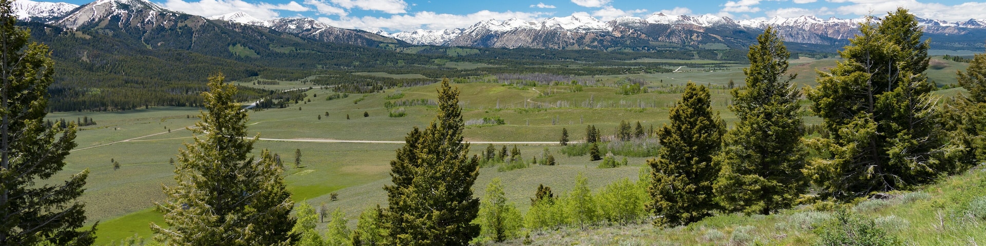 Overlook on the Sawtooth Scenic Byway, Idaho
