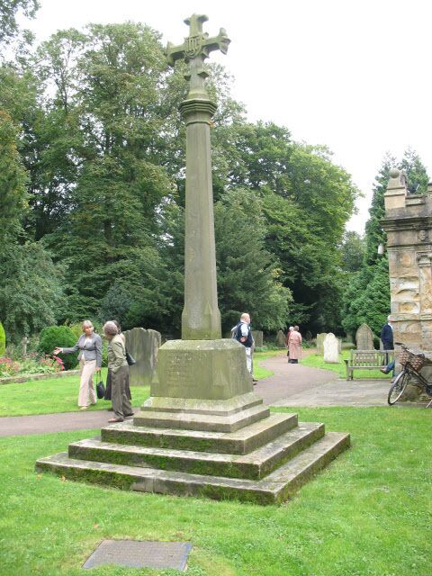 Brancepeth war memorial. In the churchyard of 401717.