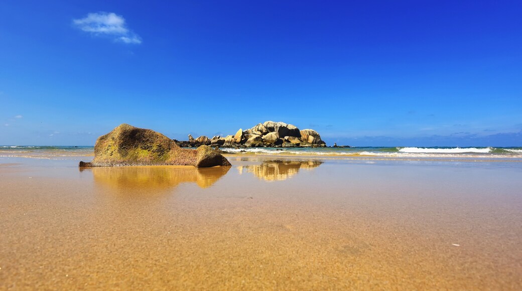 Beautiful beach in Pantai Penarik, Terengganu Malaysia