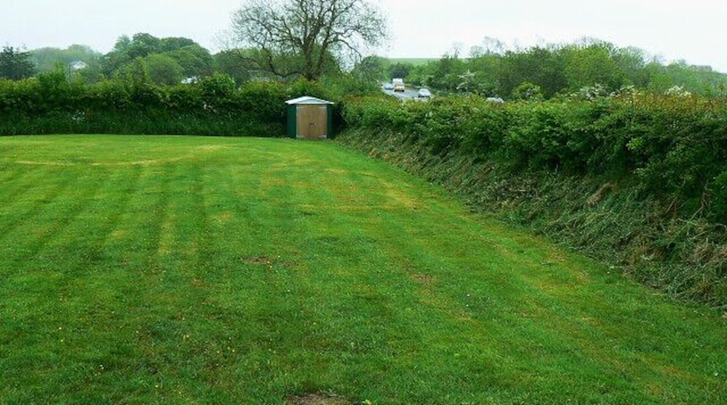 Graveyard, Bethel Chapel, Llanddewi Velfrey, Narberth There is still room for many more graves in the graveyard as can be seen. The shed at the far end appears to be new. It wasn't there for the last Google Earth flyby.