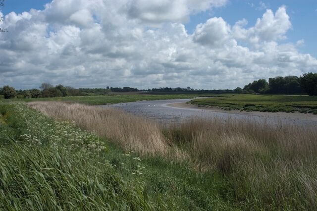 River Wyre near Town End Looking upstream