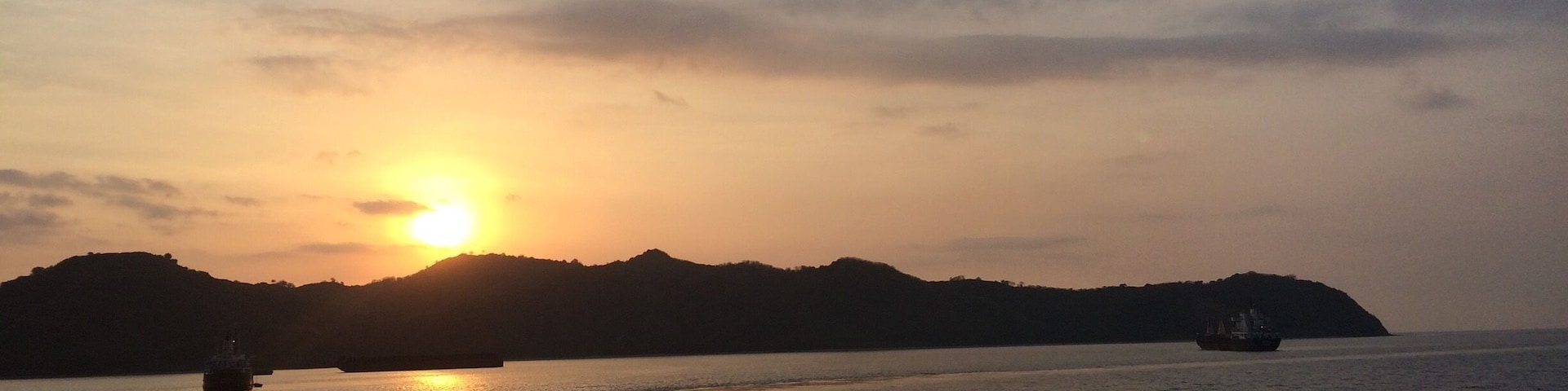 Our first view of Lombok