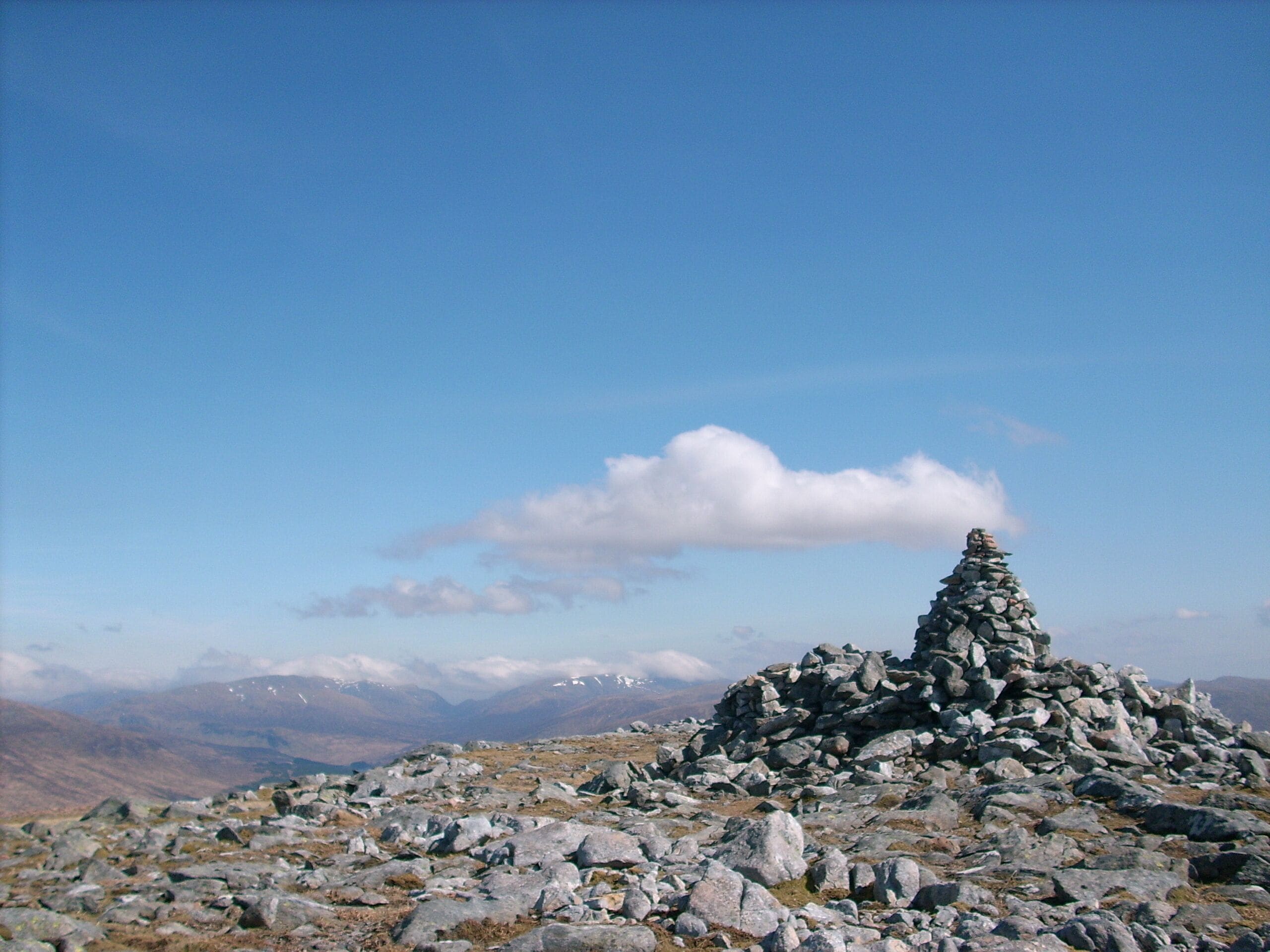 Summit cairn of Leum Uilleim