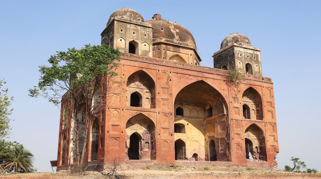 View of the Tomb of Shagird, 17th-century Mughal period architecture, Fatehgarh Sahib, Punjab, India.