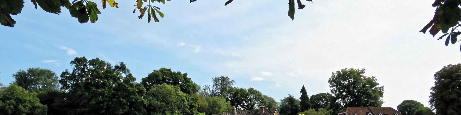 A public friendly Sunday cricket match between Nuthurst Cricket Club (which represents Nuthurst parish), and the East Dulwich, Middlesex-based Royal Challengers (batting) on the village green cricket ground at Mannings Heath in West Sussex, England. Camera: Canon PowerShot SX60 HS Software: File lens-corrected, optimized, perhaps cropped, with DxO OpticsPro 11 Elite, and likely further optimized with Adobe Photoshop CS2.