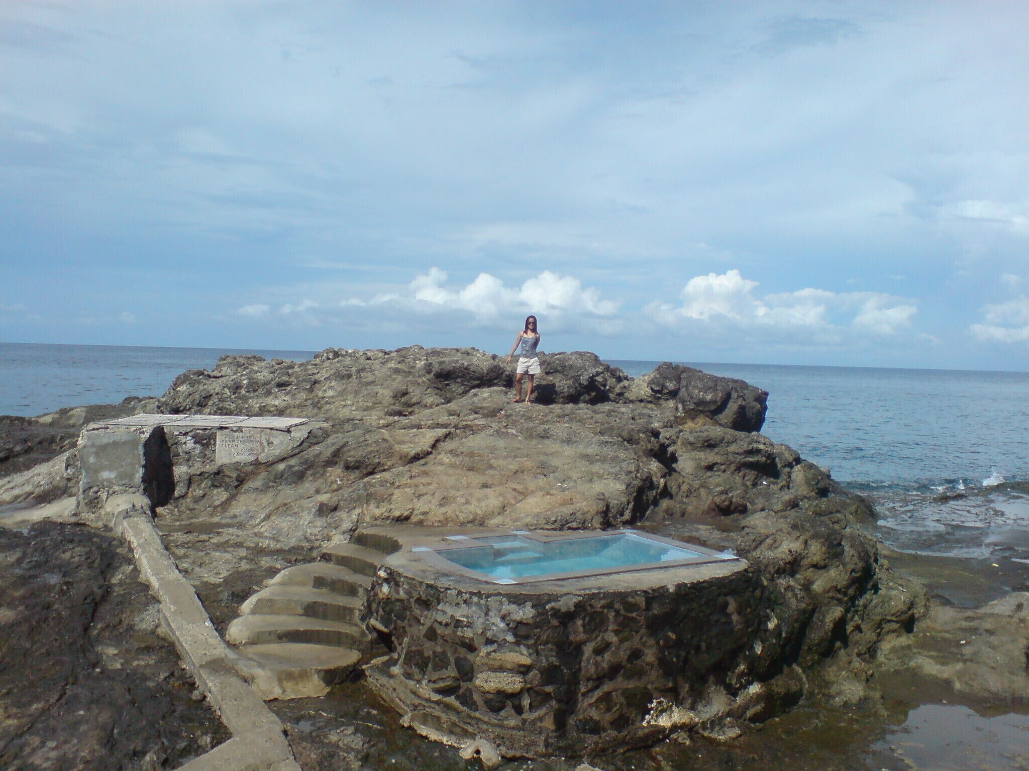Enjoy both the beach and hot spring in this place. #beach