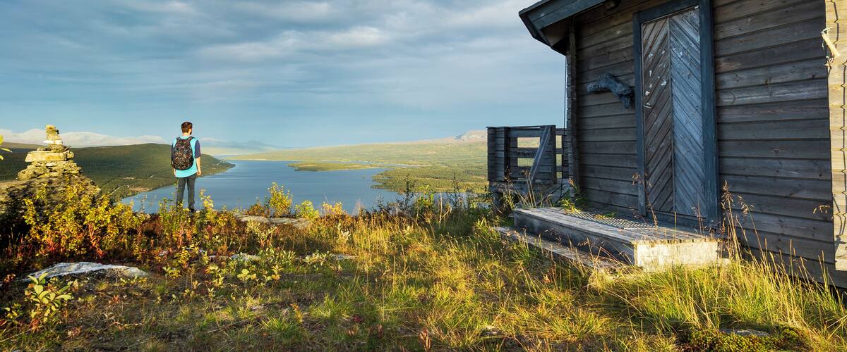 Found an awesome landscape photography spot at the top of klimpfjäll skislope