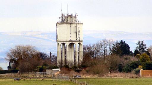 Starling Water Tower 65 foot high water tower behind houses on the northern side of Cockey Moor Road. Now adorned with mobile phone antennae http://archive.chorleycitizen.co.uk/2004/10/15/463874.html