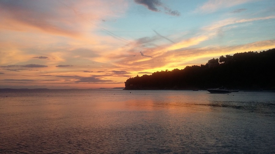 A beautiful sunset.