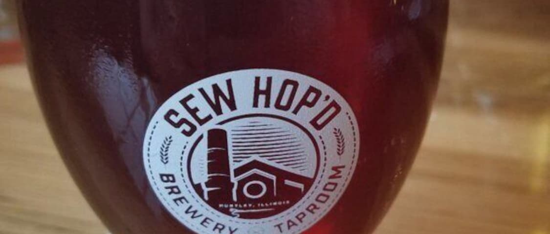 The oldest, still operating, sewing manufacture in the US sold off have of their factory and turned it into a brewery. Great beer and... you can order some great pub pizza from a local pizza joint and have it delivered! Beer and Pizza in a historic location! Doesn't get any better. #trovember