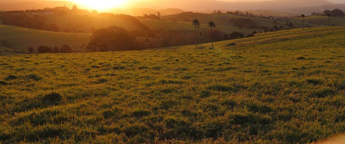 Sunset landscape photography