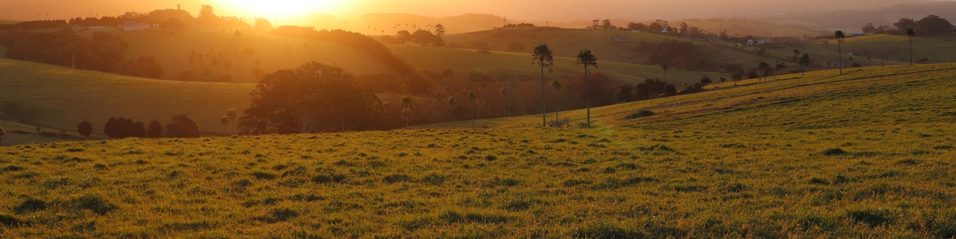 Sunset landscape photography