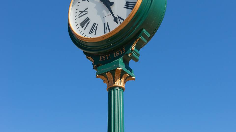 Town clock.
