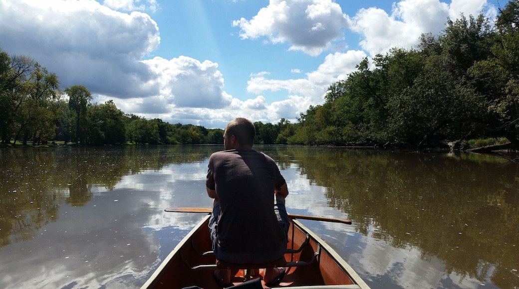 Floating down the Kankakee River in Momence, IL. So beautiful and quiet.