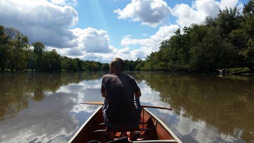Floating down the Kankakee River in Momence, IL. So beautiful and quiet.